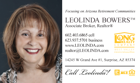 Leolinda Bowers business card