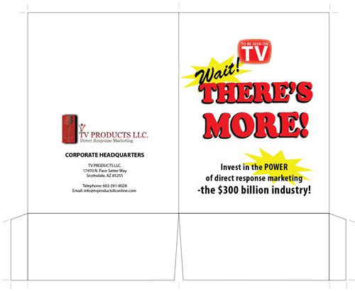 TV Products information folder