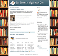 Link to image of book club website